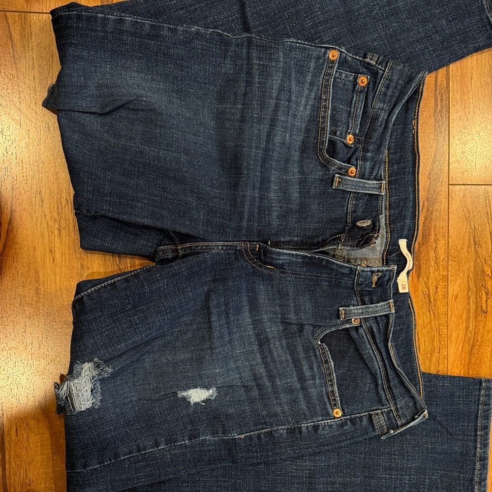 Levi's Dark Blue Boyfriend Jeans